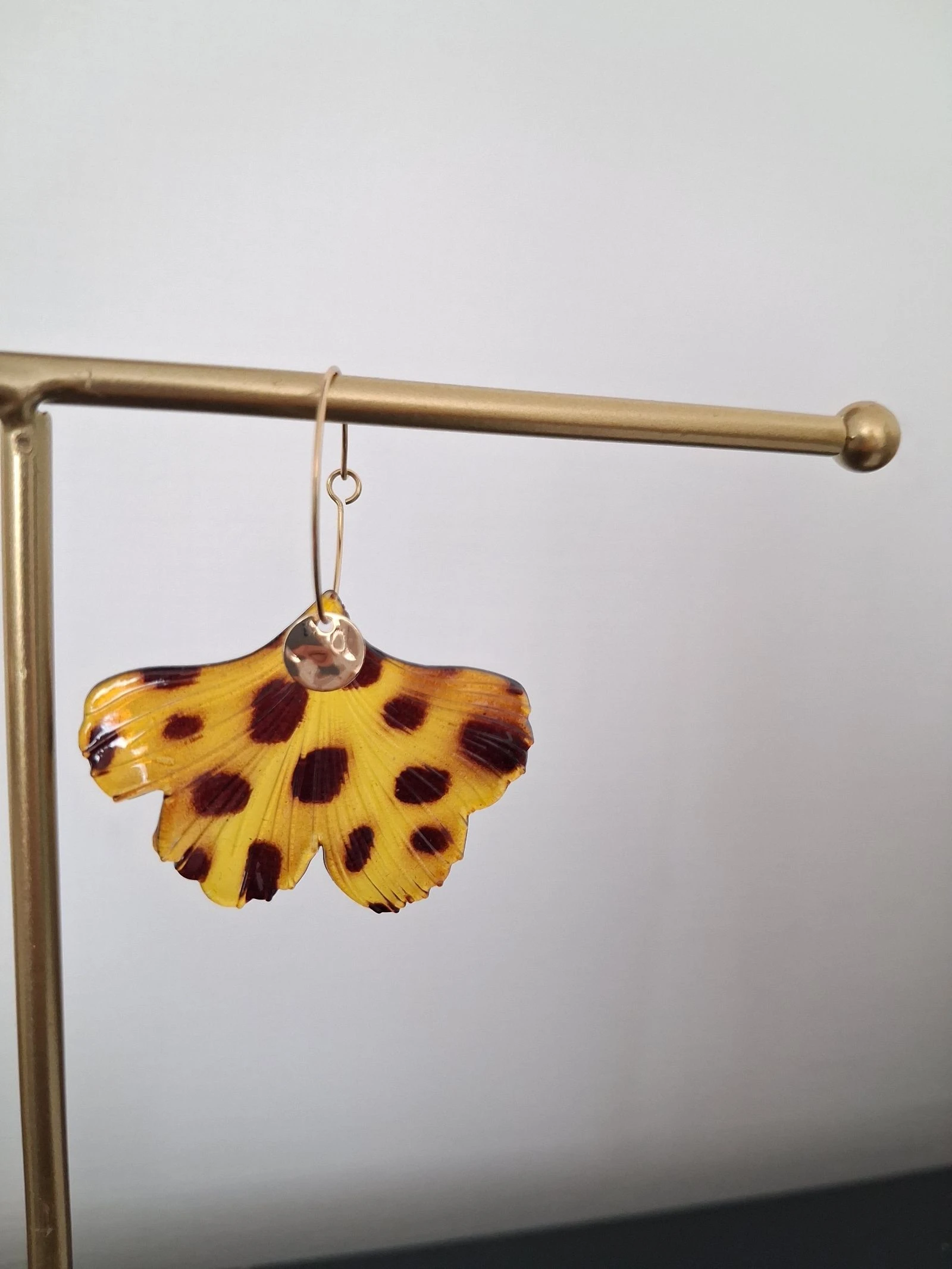 Leopard Print Earrings – photo 3